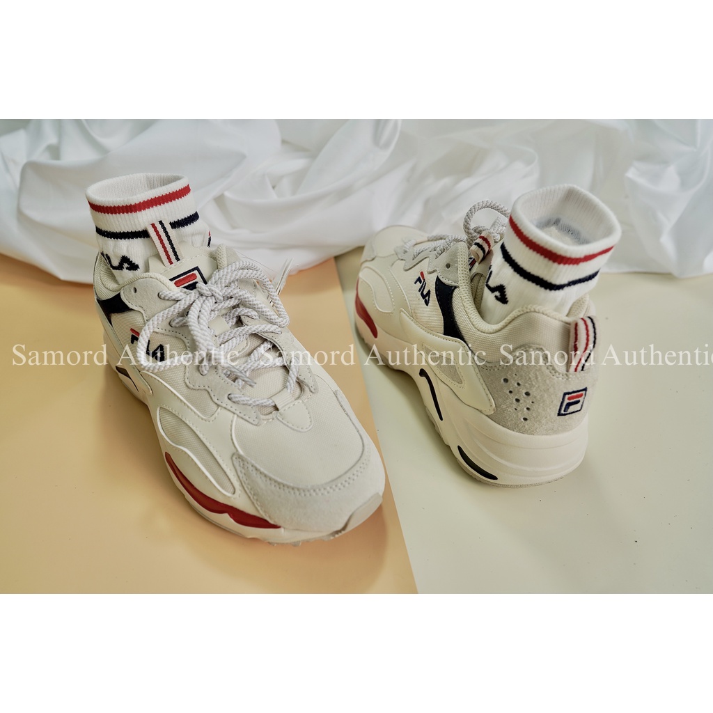 [AUTHENTIC 100%] [SẴN] GIÀY SNEAKER FILA RAY TRACER PHỐI ĐEN ĐỎ CHÍNH HÃNG SALE