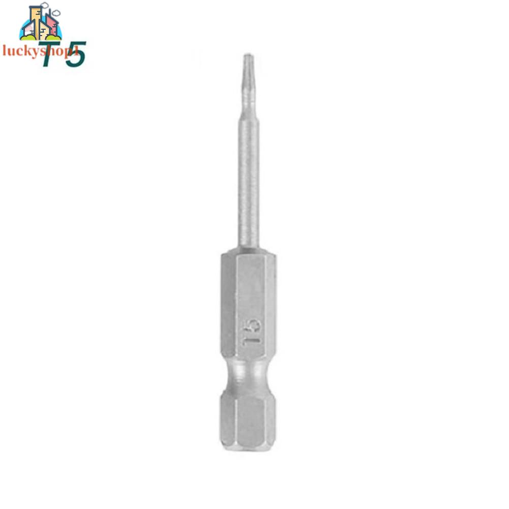 ❤❤❤2021S2 Alloy Steel 50mm Long Torx Screwdriver Bit 1/4Hexagon Handle T5-T40 1pcs