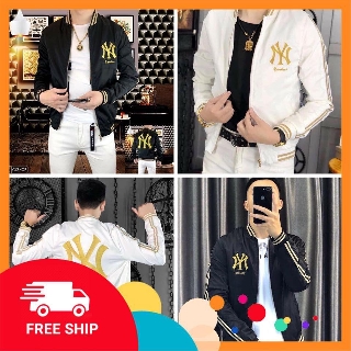 Áo Khoác Nam Áo Khoác Dù Thêu Logo NY Cao Cấp