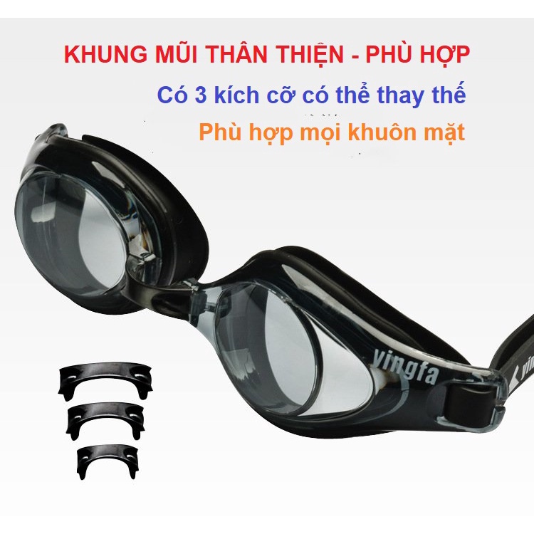 Kính bơi YingFa chính hãng cao cấp giá rẻ chống sương mù cho nam nữ, trẻ em KBTY900