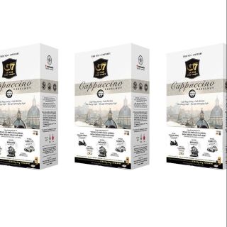 Bộ 3 hộp cafe G7 Capuchino vị Hazelnut 216g Trung Nguyên