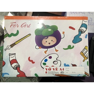 Tập 10 Quyển Vở Vẽ A4 Hải Tiến (20 Tờ 1 Quyển)