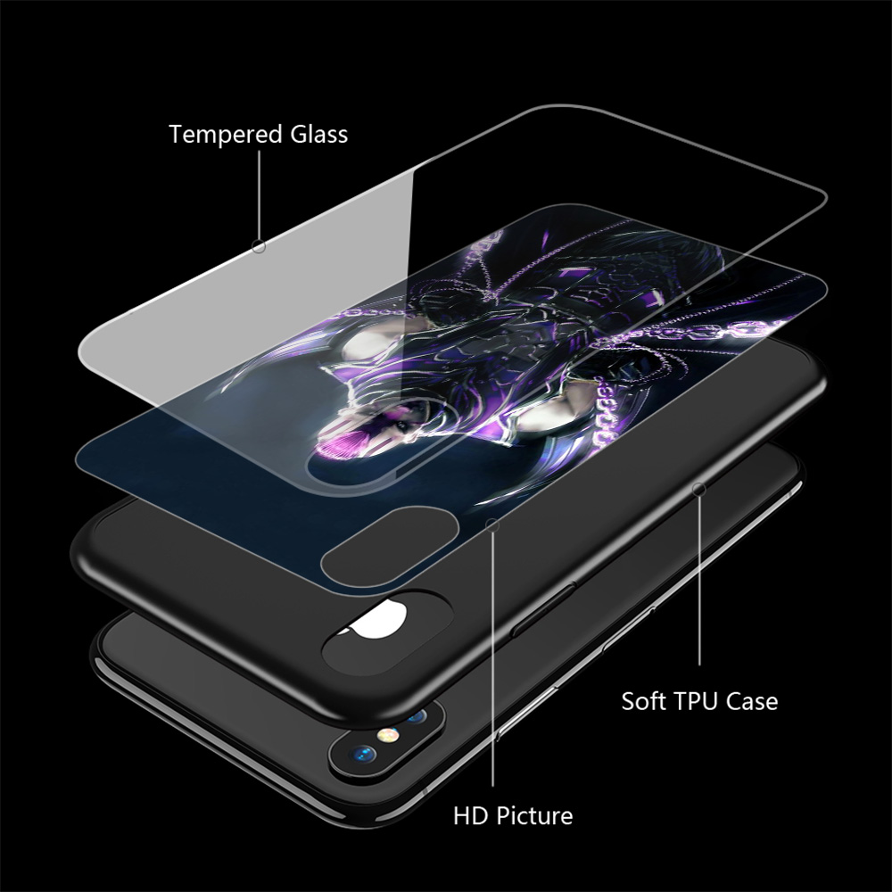 Ốp Điện Thoại Cạnh Mềm Mặt Kính Cường Lực Hình Dota 2 Va39 Cho Apple Iphone 12 Mini Pro Xs Max 8 5 5s Se 2020 Plus