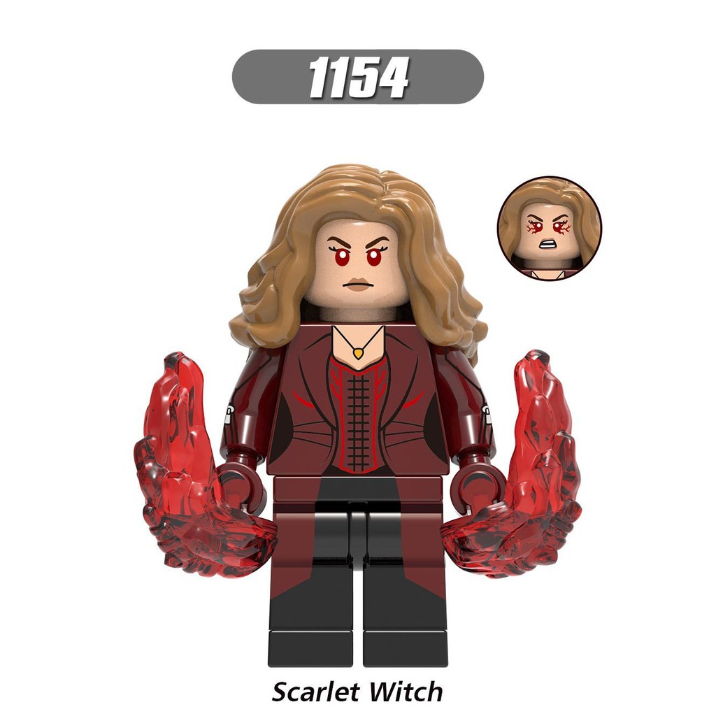 Mô hình nhân vật siêu anh hùng mavel Hulk Hawkeye Người Nhện Scarlet Đội trưởng Mỹ X0244