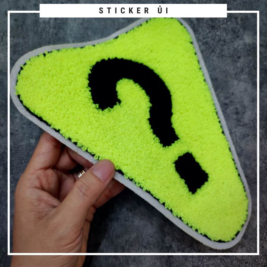 Sticker ủi áo Cao cấp - CÓ SẴN KEO ỦI - sticker vải dùng làm miếng vá áo, phụ kiện trang trí quần áo, balo, giày, nón