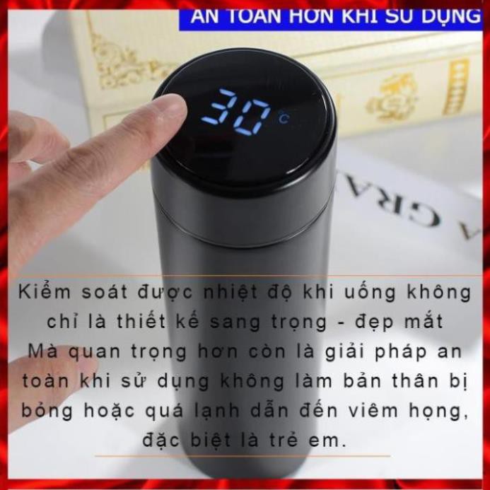 Ly giữ nhiệt inox 304, bình giữ nhiệt cảm ứng hiển thị nhiệt độ 500ml | BigBuy360 - bigbuy360.vn