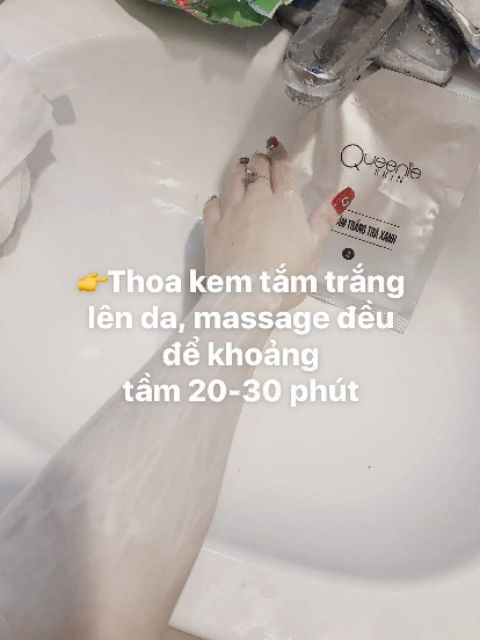 Tắm trắng trà xanh