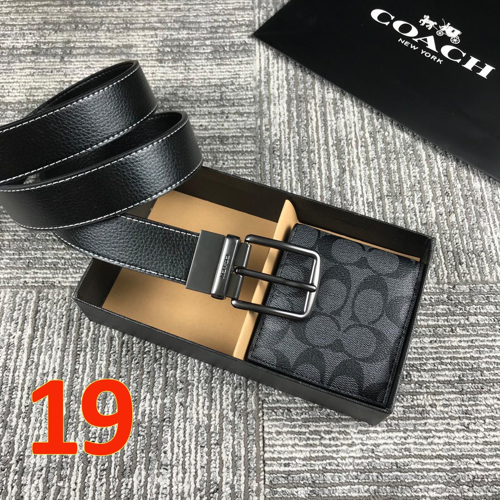 Ví Nam Coach + Thắt Lưng / Hai Trong Một