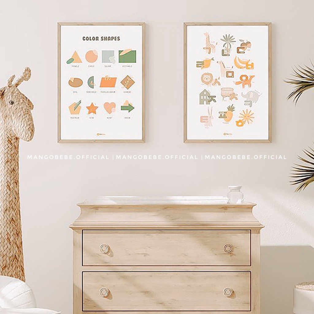 Bảng giáo dục treo tường Rirebebe Hàn Quốc