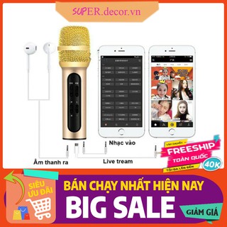 Micro live stream thu âm ❤️freeship ❤️ micro luyện giọng, hát live stream,karaoke online