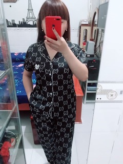 BỘ LỤA SATIN HOẠ TIẾT SANG CHẢNH