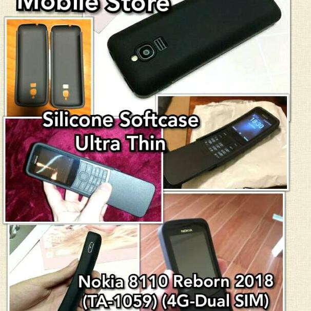 Ốp Lưng Silicone Cho Nokia 8110 (reborn 2018) (4g-volte) Ta-1048 Ta-1059 Ta-1071 Ta-1067 (nokia Banana)