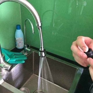 Vòi rửa chén tăng áp.