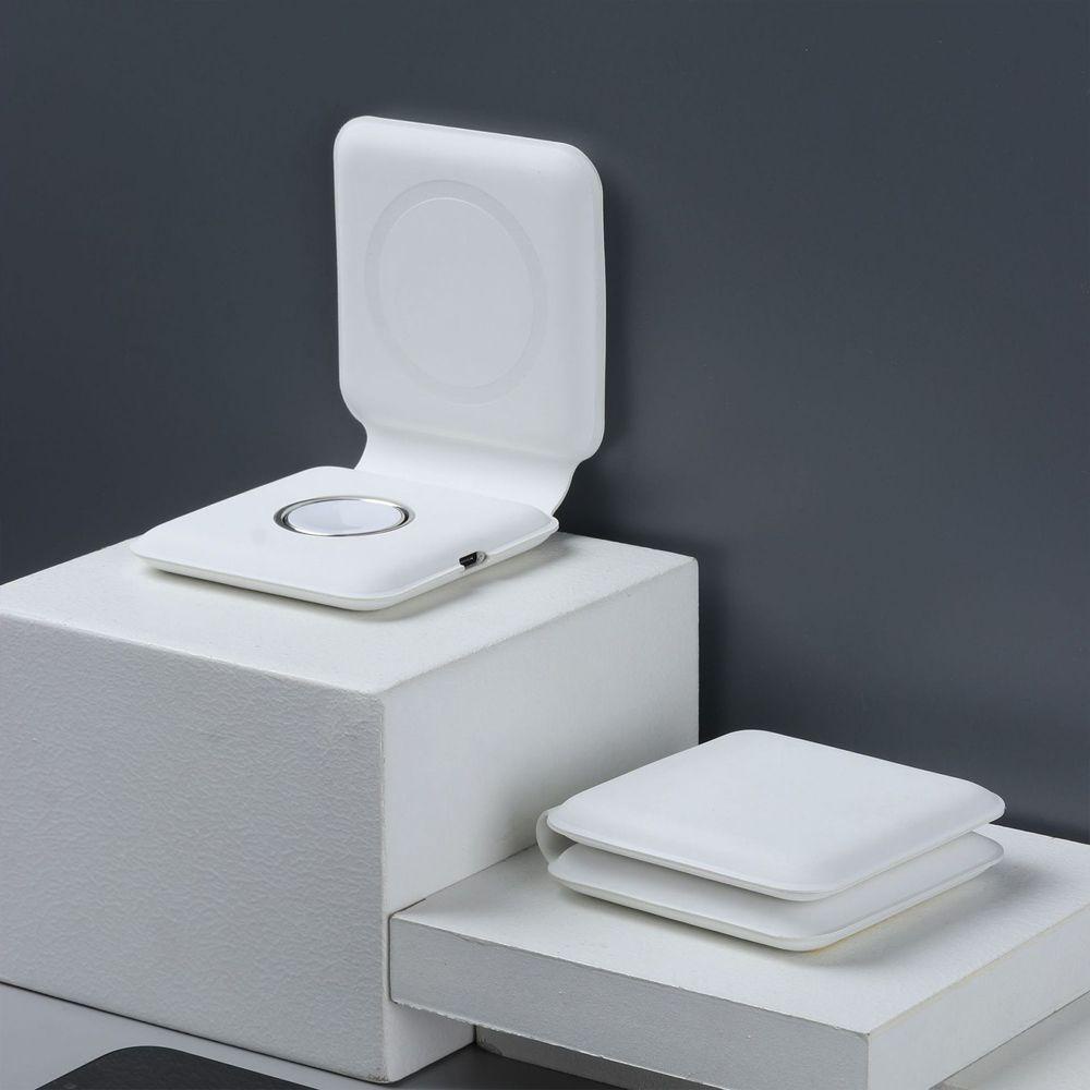 Bộ Sạc Không Dây Siêu Mỏng 15W Gấp Gọn Được Cho Điện Thoại Di Động