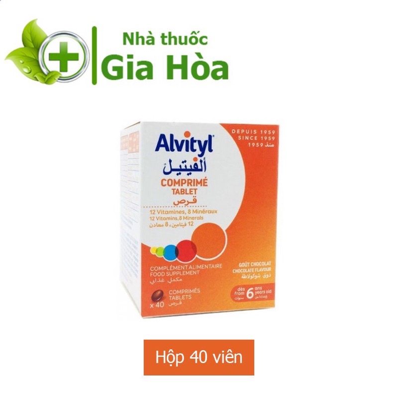 Alvityl / Avityl (URGO - PHÁP) - Viên uống bổ sung vitamin và khoáng chất nhập khẩu Pháp