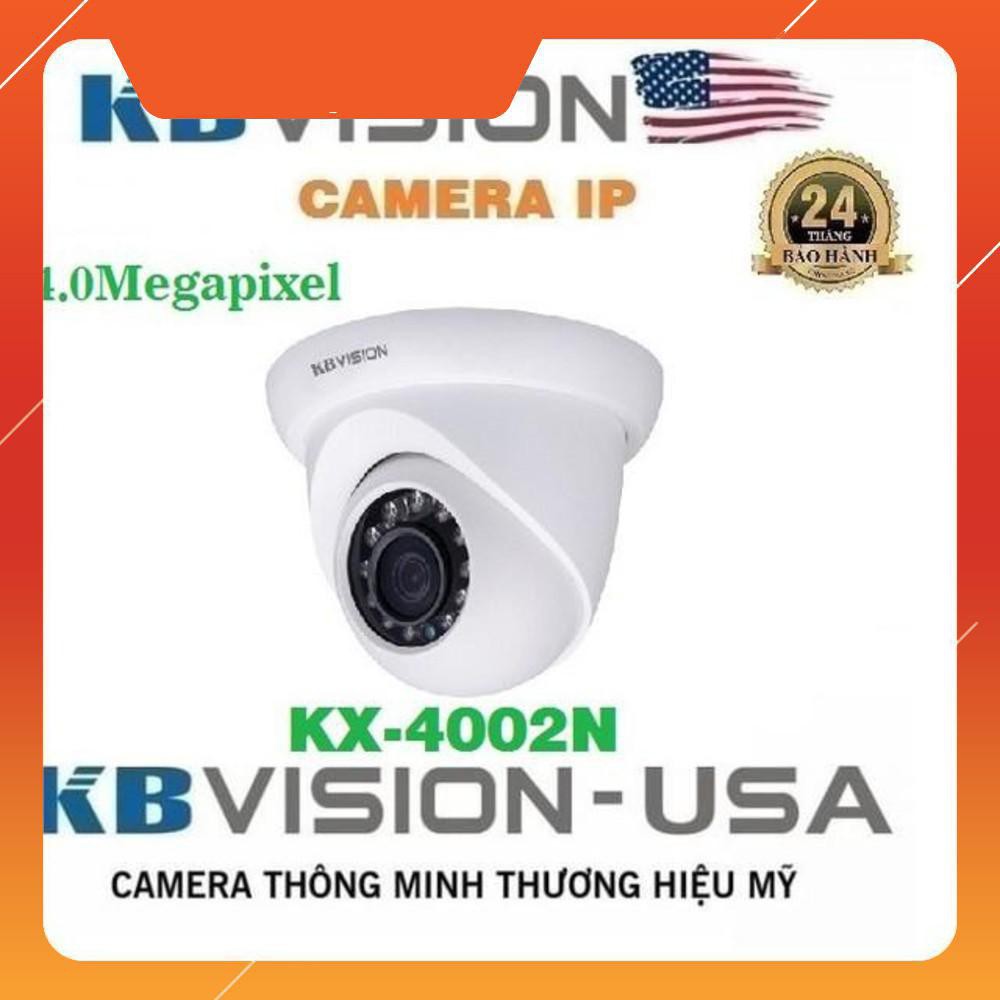 [Mã ELHAMS5 giảm 6% đơn 300K] Camera {Giá sốc} Camera IP Dome hồng ngoại 4.0 Megapixel KBVISION KX-4002N ... ! .