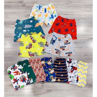 Quần cotton bozip hình cho bé