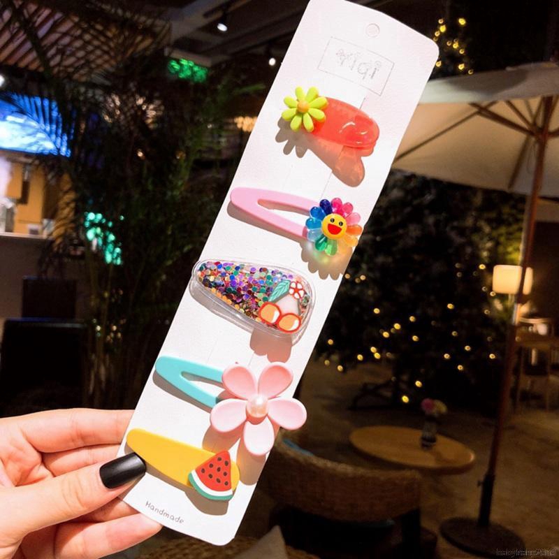 Bộ kẹp tóc dễ thương cho bé gái