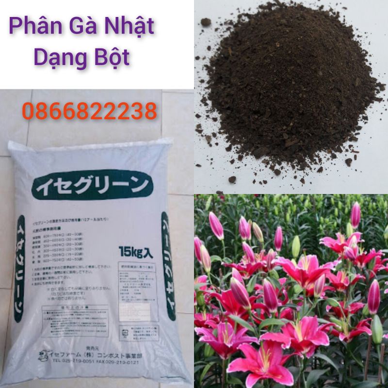 HOT_ SIÊU RẺ PHÂN GÀ HỮU CƠ LÊN MEN NHẬT BẢN DẠNG BỘT 500g