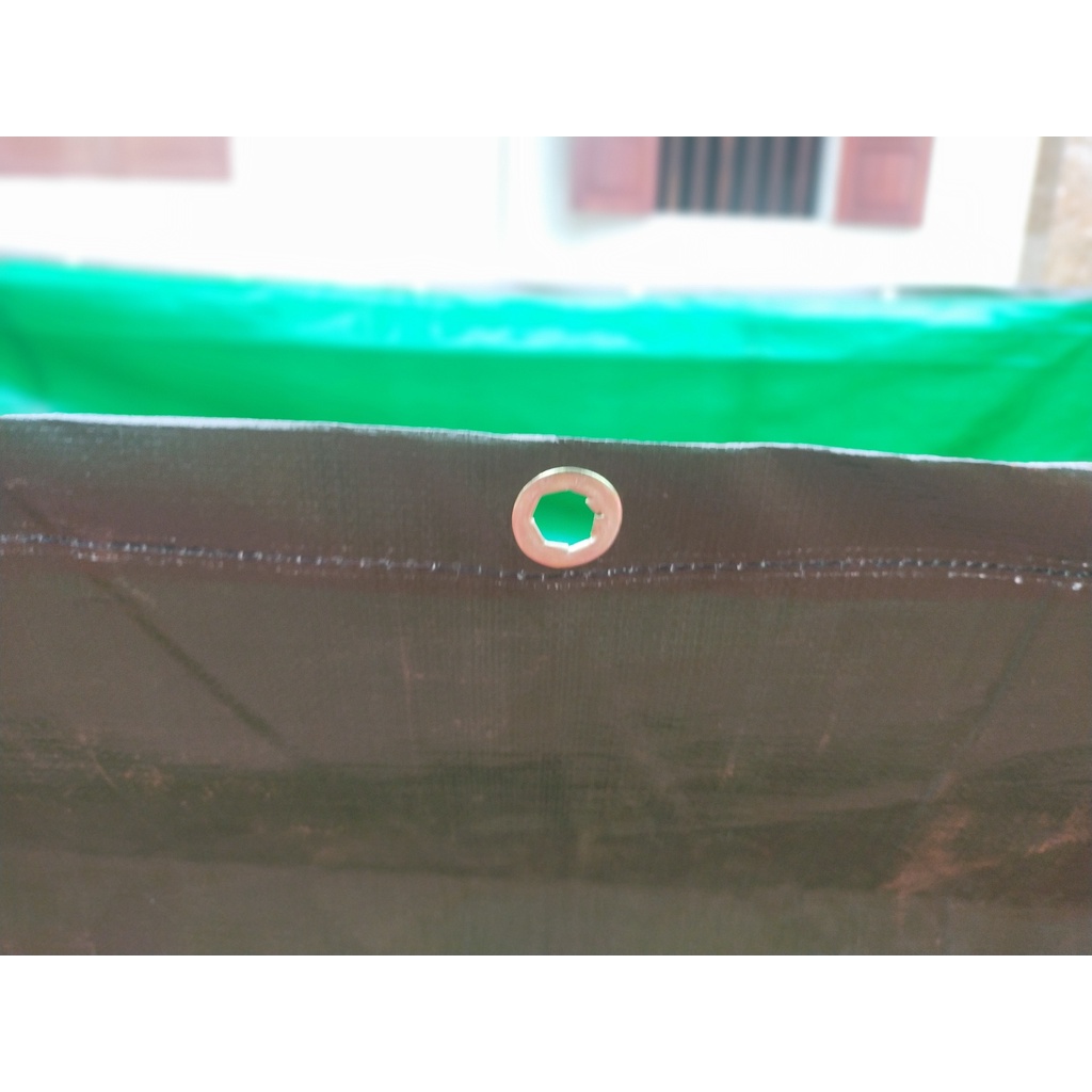 Kích thước 4m x 2m x 1m Bể bạt nuôi ốc nhồi, lươn, cua, ếch... Loại 1 xanh bộ đội dày dai bền
