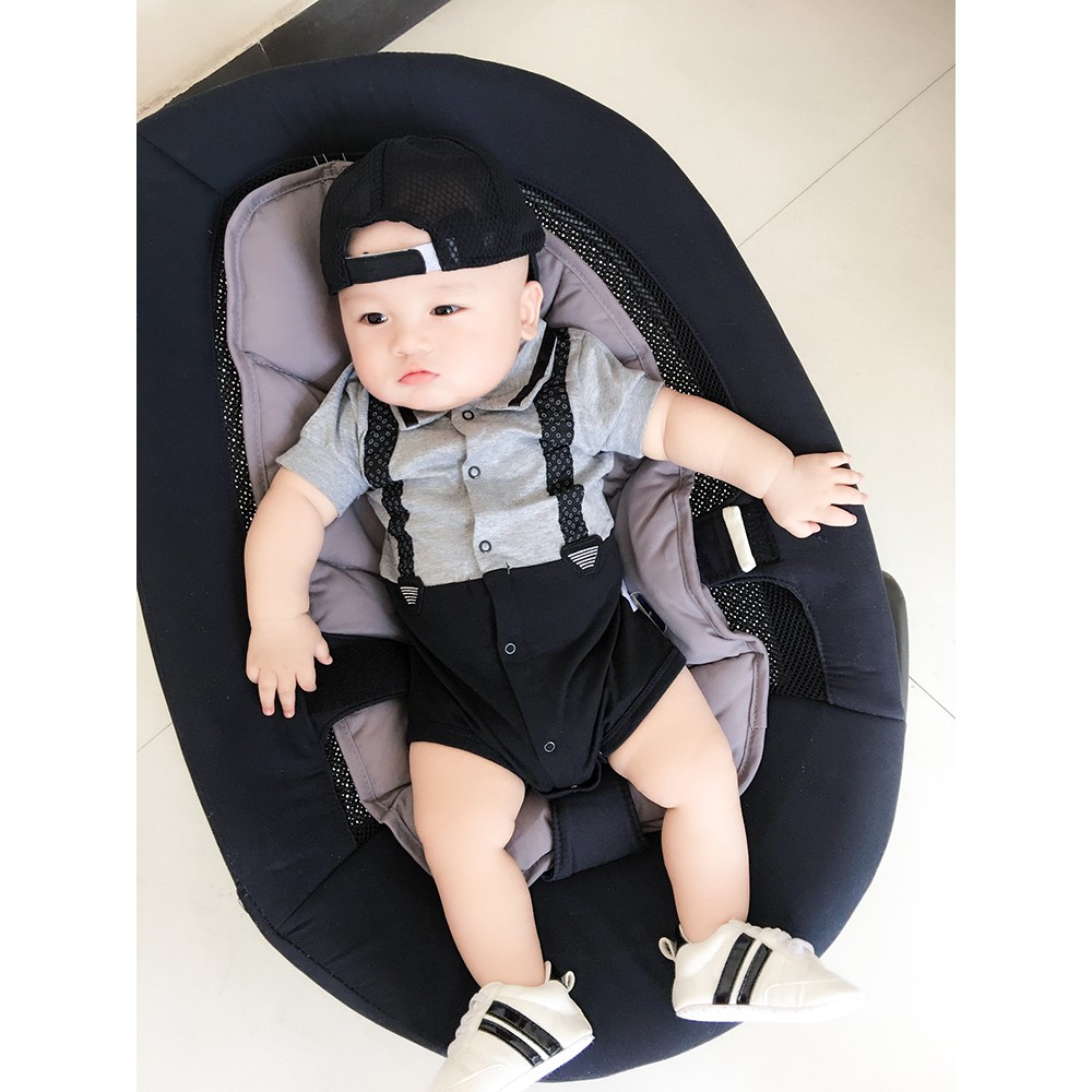Body giả yếm bé trai cao cấp - từ 3-13kg - Công tử - Siêu mát - Thấm hút - Qùa tặng - Đầy tháng - SHUBISHOP.VN