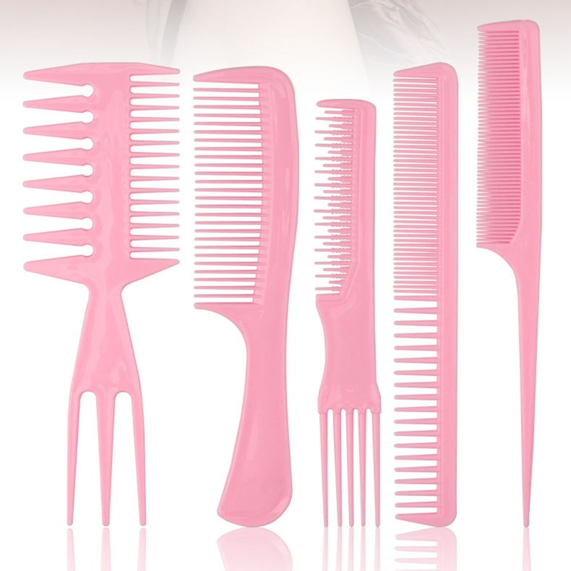 Bộ 12 Lược Cắt Tóc Răng Thưa Chống Tĩnh Điện