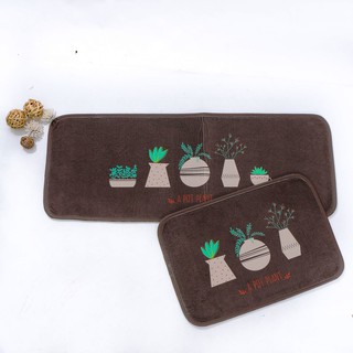 Bộ 2 thảm nhà bếp Carmi 35cmx50cm và 35cmx90cm