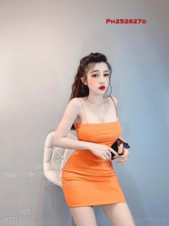 Đầm body 2 dây