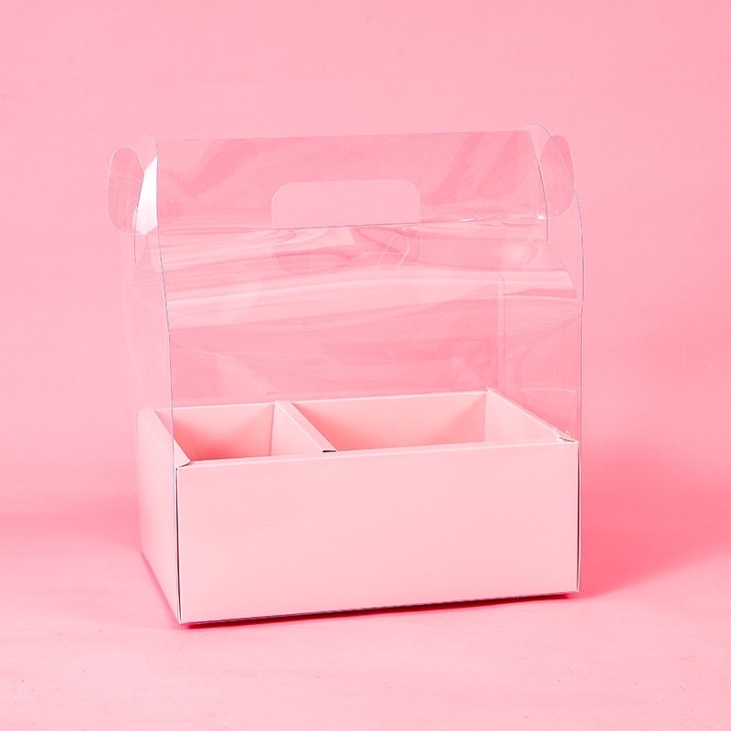 Hộp mica vali chữ nhật đựng hoa quà, bánh sinh nhật