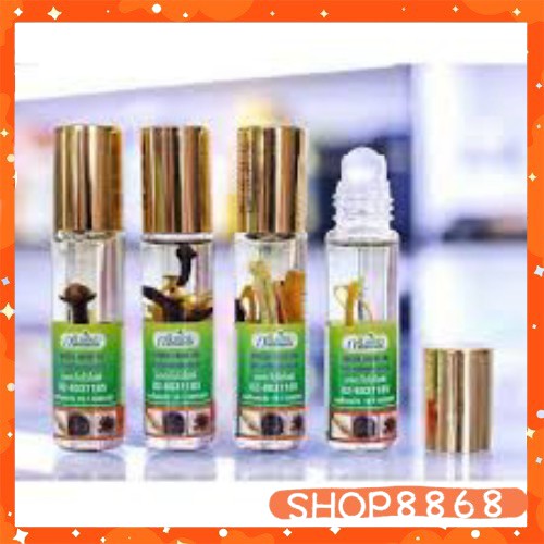 Dầu lăn sâm GREEN HERB OIL Thái Lan - shop8868