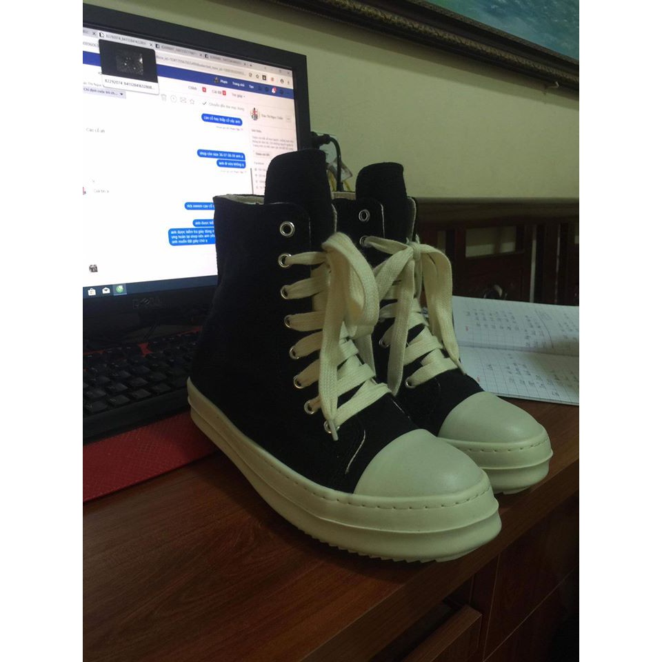 Giày RO Cổ Cao Đế Thơm  Full Box Bill ❤️ Giày Thể Thao RO Nam Nữ  Cổ Cao - Dòng Sneaker Đẳng Cấp - ROC | BigBuy360 - bigbuy360.vn