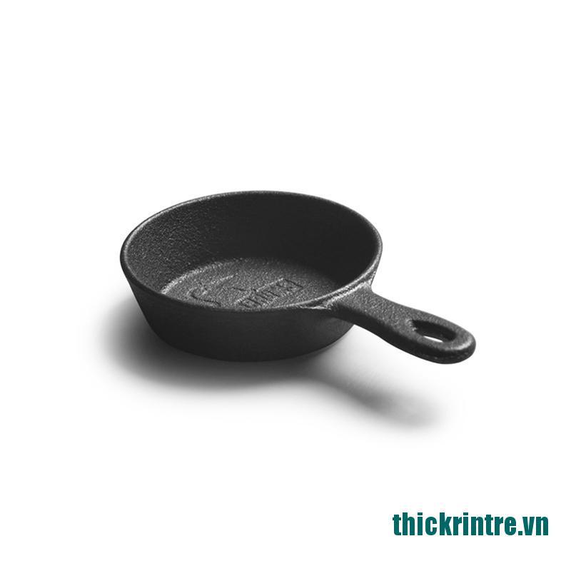 Chảo gang chiên trứng mini 8.5 cm chống dính cho bếp cảm ứng