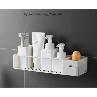Kệ Để Đồ Treo Tường Đa Năng/Giá Để Đồ Đa Năng Ngăn Chứa Di Động/Kệ Dán Tường Không Khoan Vít