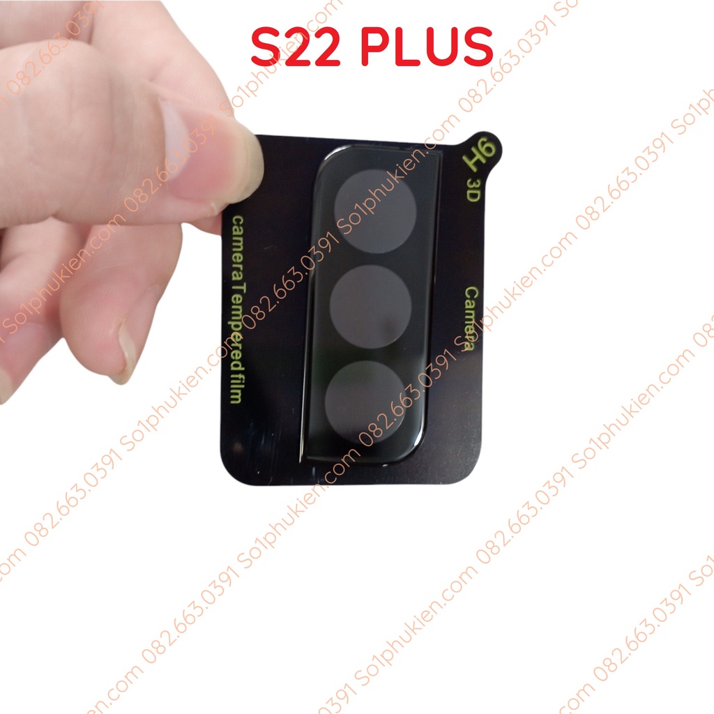Kính cường lực camera samsung s22 s22+(plus) s22 ultra đế đen giúp bảo vệ cam chụp hình đẹp