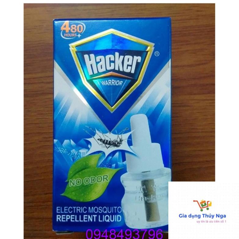 Máy đuổi muỗi xông tinh dầu hacke tặng kèm 1 lọ tinh dầu
