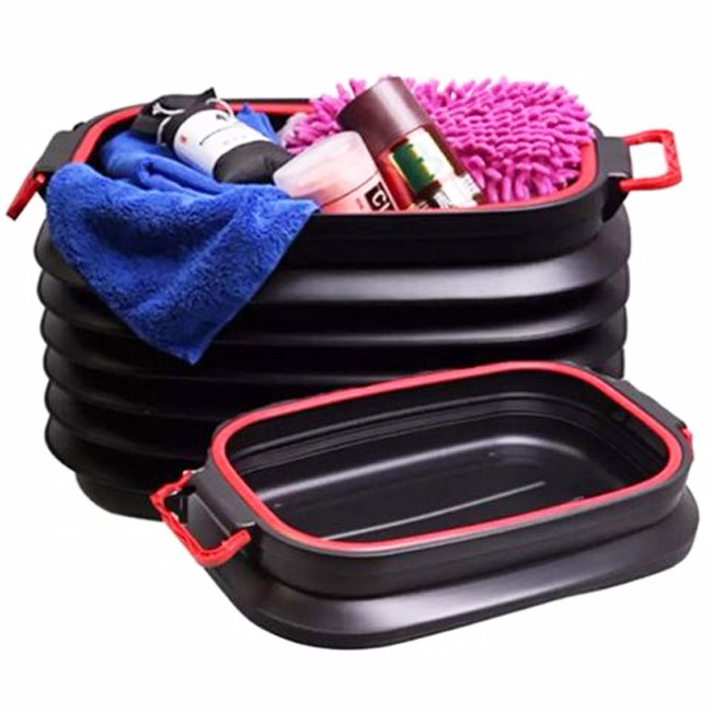 Thùng Đựng Đồ Co Dãn Trên Ô tô Chống Nước Có Nắp Đậy Seven_mart