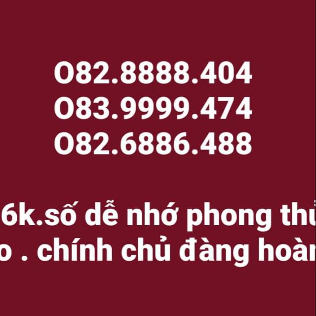 Sim số đẹp 888 999