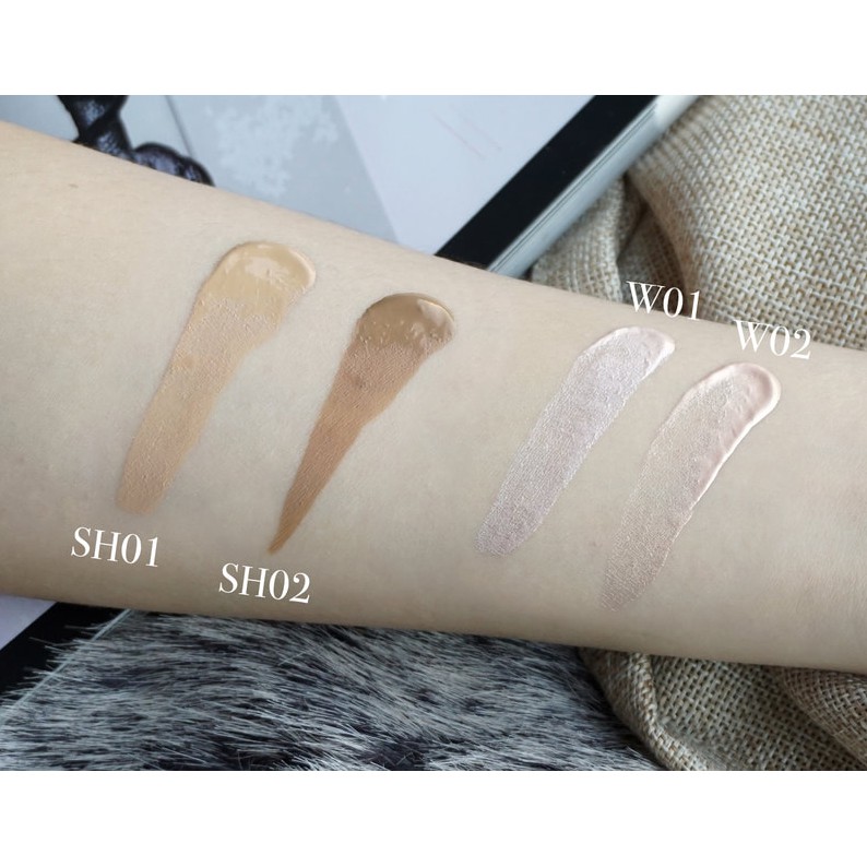 Kem Nền Tạo Khối Cosluxe Shine&Shade Super Matte Foundation Mixer - No.W01 15ml