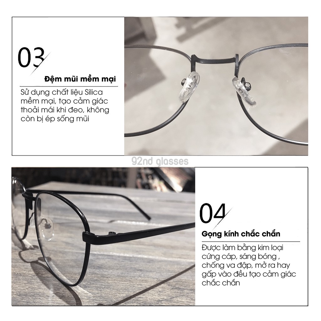 Gọng kính cận nam nữ dáng chữ nhật bầu, kim loại chắc chắn Lani 3120 - Lắp Mắt Cận Theo Yêu Cầu | BigBuy360 - bigbuy360.vn