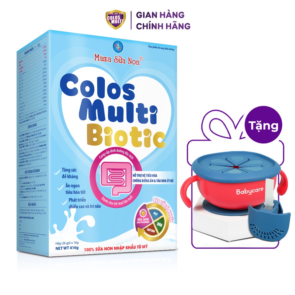 Sữa bột cho bé Colosmulti các loại hộp 350g - 450g [Quà tặng bát ăn uống 2IN1]