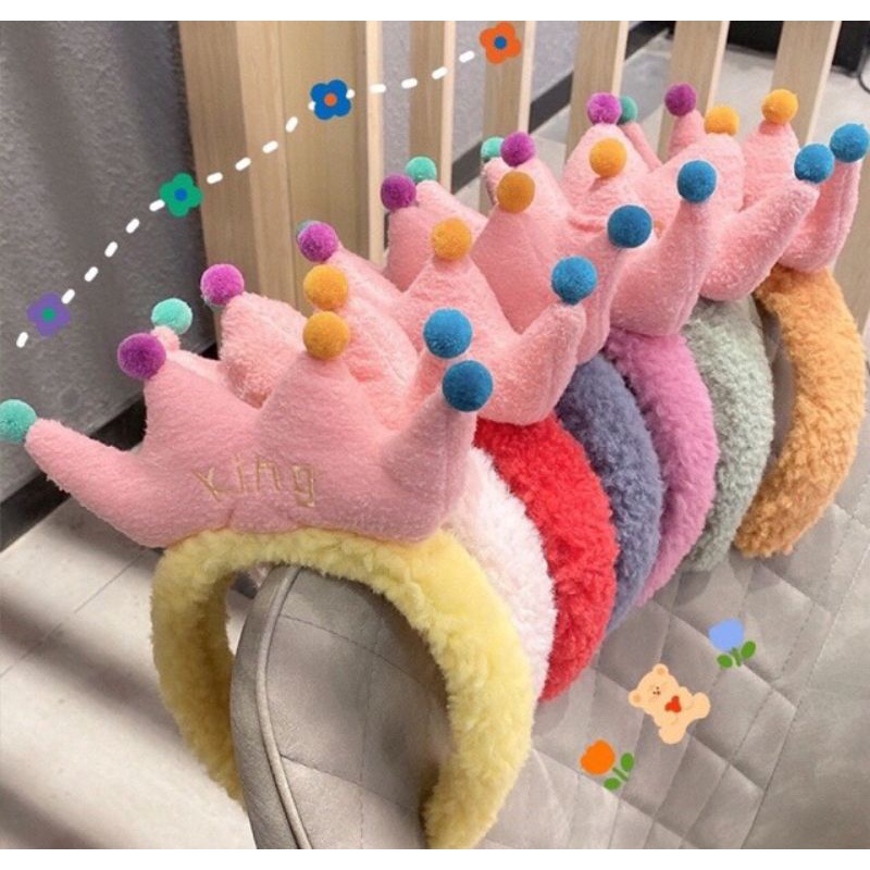 Băng đô cài tóc hình VƯƠNG MIỆN siêu dễ thương