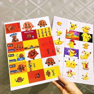 STICKER DÁN DỤNG CỤ HỌC TẬP