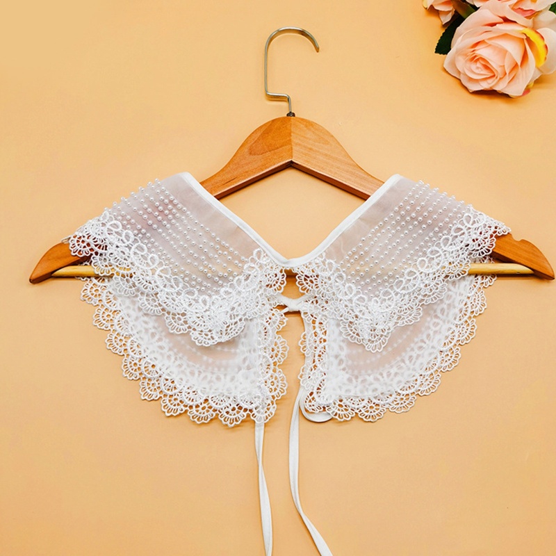 Cổ Áo Rời Thêu Họa Tiết Xinh Xắn Thời Trang