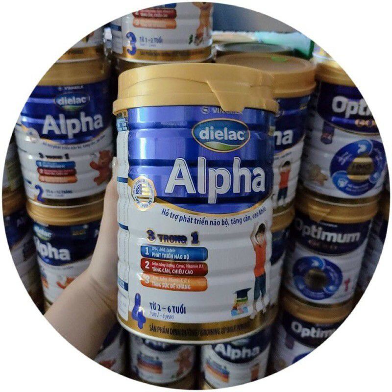 Sữa bột Dielac Alpha 4, lon 900g (Date mới)