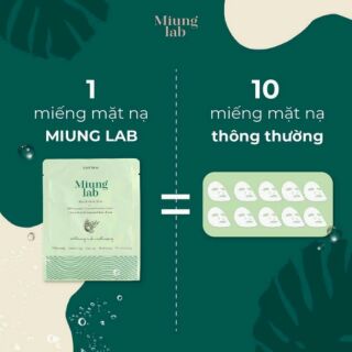 MẶT NẠ SINH HỌC DƯỠNG DA MIUNGLAB (HỘP 7 MIẾNG)