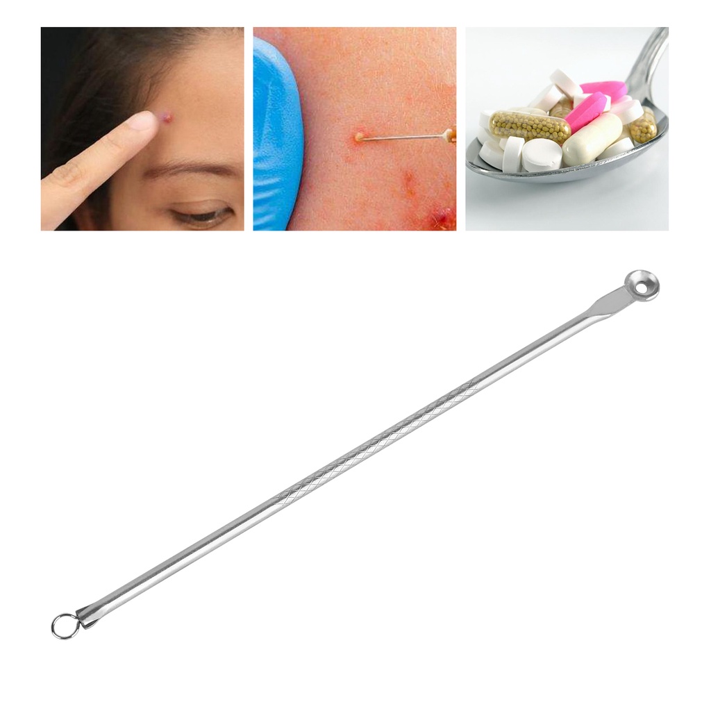 Kim Lấy Mụn Đầu Đen Bằng Thép Không Gỉ Tiện Dụng