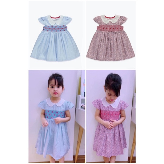 Váy smock cao cấp cho gái chuẩn MATALAN UK