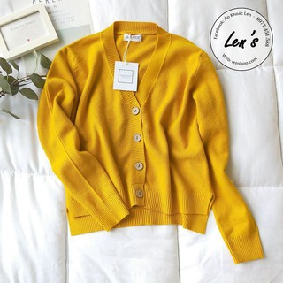 ÁO KHOÁC LEN NÚT GỖ ĐẸP