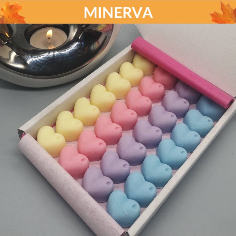 Túi Sáp thơm TRÁI TIM mini làm quà tặng đám cưới , sự kiện event , decor nến thơm , phụ kiện trang trí