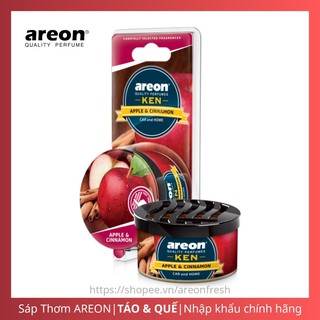 Sáp thơm Areon khử mùi ô tô - Nhập khẩu chính hãng Bulgaria (Hương Táo Quế)